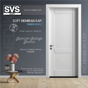 SOFT MEMBRAN KAPI VENEDİK BEYAZ