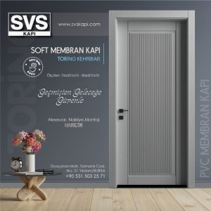 Soft Membran Kapı Torino (Kehribar) | SVS Kapı Bursa